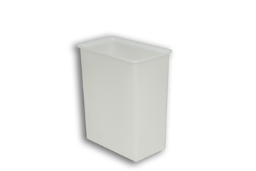 Natural Solid Plastic Rectangular Bin 