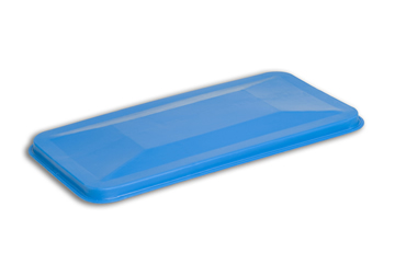 Blue Plastic Drop-on Lid