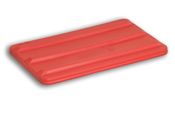 Red Plastic Drop-on Lid 