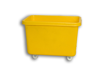 Yellow Solid Plastic Rectangular Nesting Truck