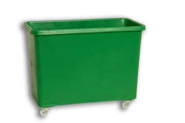 Green Solid Plastic Rectangular Nesting Truck