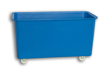 Blue Solid Plastic Rectangular Nesting Truck