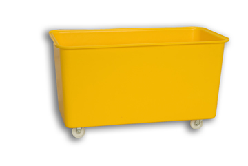 Yellow Solid Plastic Rectangular Nesting Truck