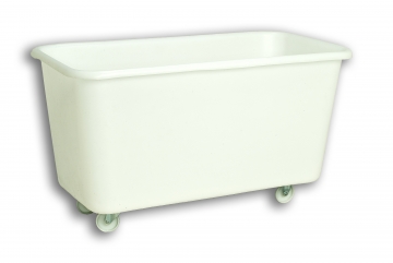 Natural Solid Plastic Rectangular Nesting Truck