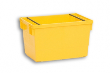 Yellow Solid Plastic Stack Nest Box