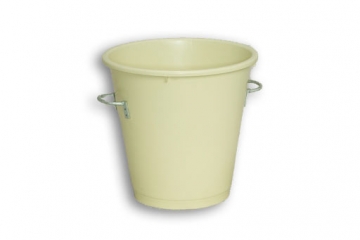Natural Solid Plastic Nesting Bucket With Handles