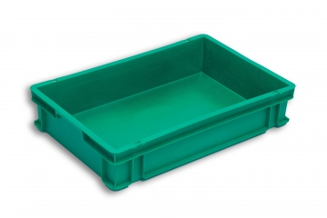 Green Solid Plastic Stacking Box