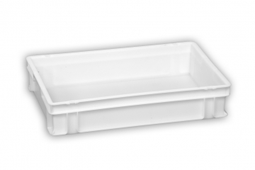 Natural Solid Plastic Stacking Box