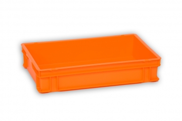 Orange Solid Plastic Stacking Box