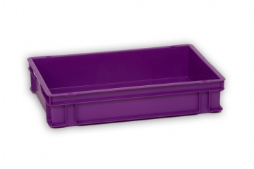 Purple Solid Plastic Stacking Box