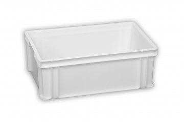 Natural Solid Plastic Stacking Box