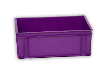 Purple Solid Plastic Stacking Box