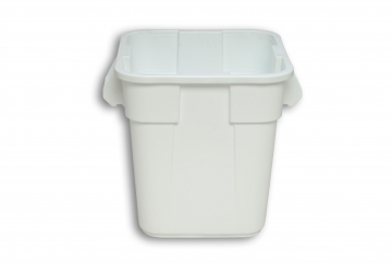 Natural Solid Plastic Rectangular Bin 
