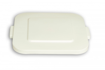 Natural Solid Plastic Snap-on Stacking Lid