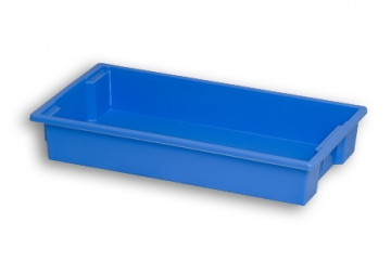 Blue Solid Plastic Stack Nest Box