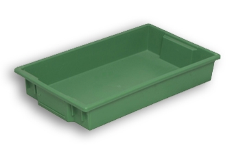 Green Solid Plastic Stack Nest Box