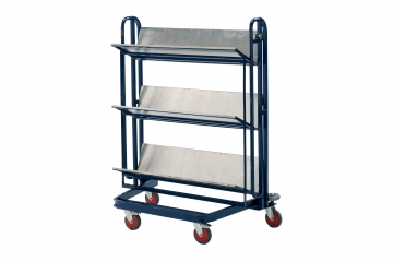 Hire Trolley - Foldable Library Trolley Book Mover