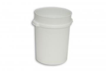Natural Solid Plastic Round Stack Nest Airtight Container