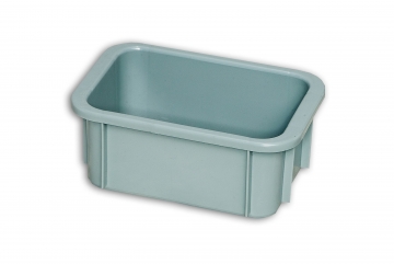 Grey Solid Plastic Stacking Tray 