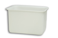 Natural Solid Plastic Rectangular Stacking Tank 