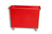 Red Solid Plastic Rectangular Nesting Truck