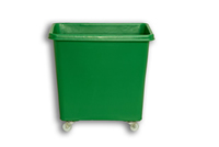 Green Solid Plastic Rectangular Nesting Truck