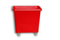 Red Solid Plastic Rectangular Nesting Truck