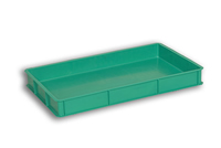 Green Solid Plastic Stacking Tray