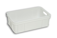 Natural Solid Plastic Stacking Tray 