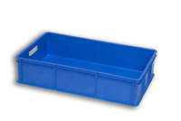Blue Solid Plastic Stacking Tray