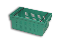 Green Semi Ventilated Plastic Stack Nest Box 