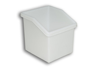 Natural Solid Plastic Rectangular Ingredient Bin 