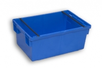 Blue Solid Plastic Stack Nest Box