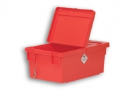 Red Solid Plastic Nesting Box UN Approved 