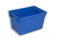 Blue Solid Plastic Stack Nest Box