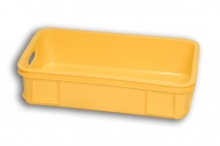 Yellow Solid Plastic Stacking Tray
