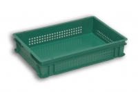 Green Semi Ventilated Plastic Stacking Box 