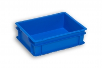 Blue Solid Plastic Stacking Box 