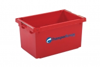 Crate Hire - Plastic Un-lidded Stack Nest Crate