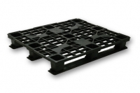 Black Recycled Stackable Plastic Pallet