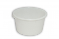 Natural Solid Nesting Plastic Bin with Handle