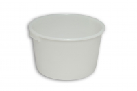 Natural Solid Nesting Plastic Bin with Handles