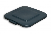 Grey Solid Plastic Snap-On Stacking Lid