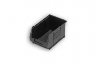 Black Solid Plastic Electro-Conductive Stacking Box