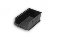 Black Solid Plastic Electro-Conductive Stacking Box