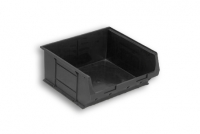 Black Solid Plastic Electro-Conductive Stacking Box