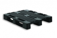 Black Recycled Stackable Plastic Pallet