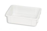 Natural Solid Plastic Stacking Tray 