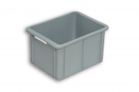 Grey Solid Plastic Stacking Tray 