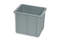 Grey Solid Plastic Stacking Tray 